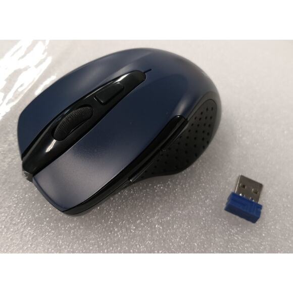 TECKNET Wireless Silent Mouse, Quiet Click, 2.4G Optical Computer Mouse, Blue - Picture 4 of 10